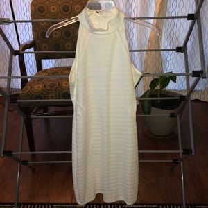 White bodycon dress from Fasion Nova